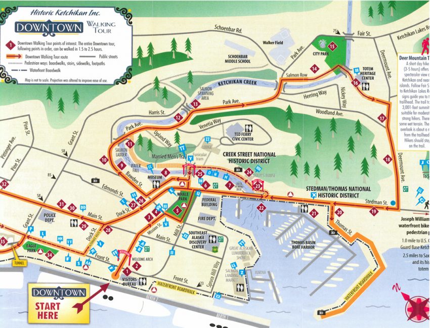 Ketchikan Bus Route Map