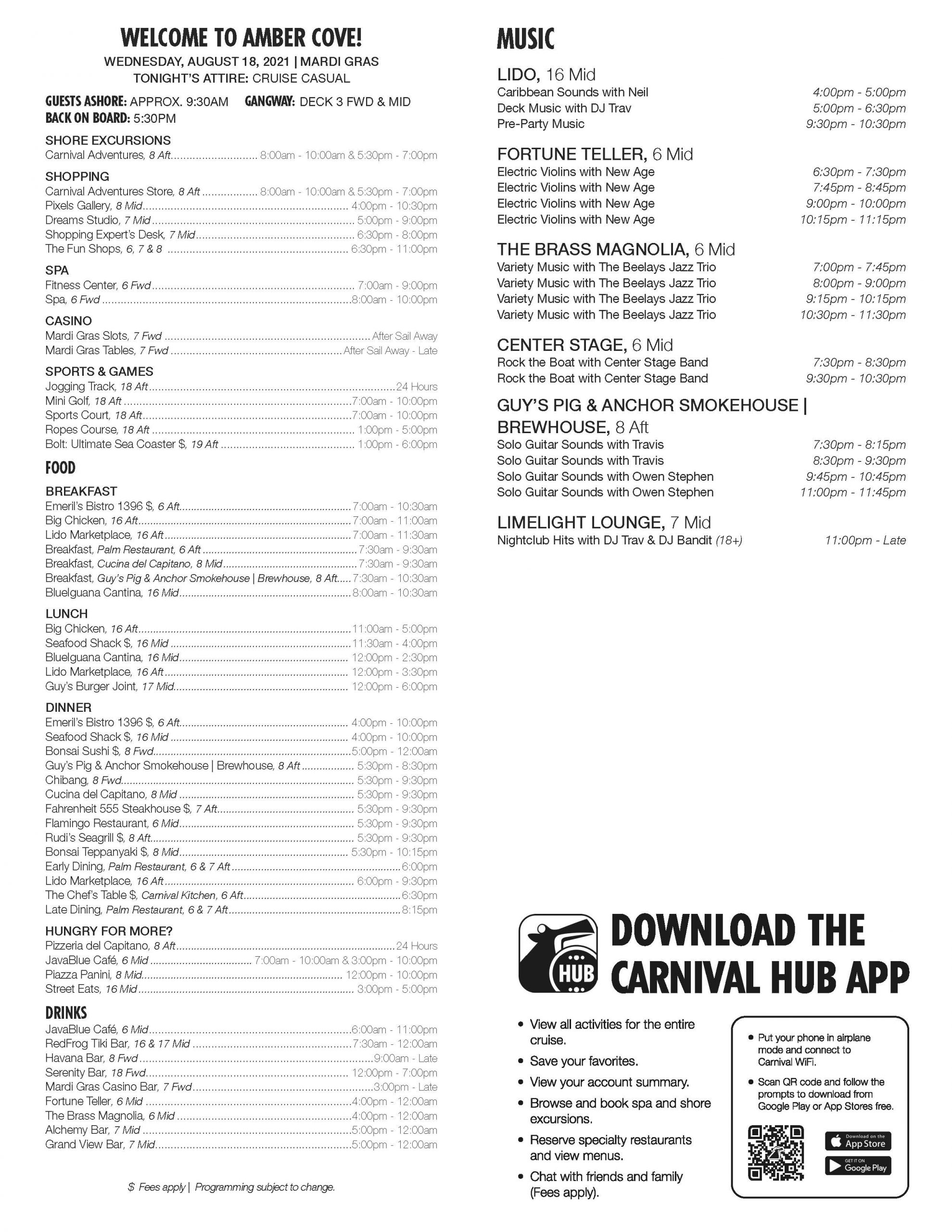 2021 Carnival Mardi Gras Eastern Caribbean Cruise Day 6 [Amber Cove